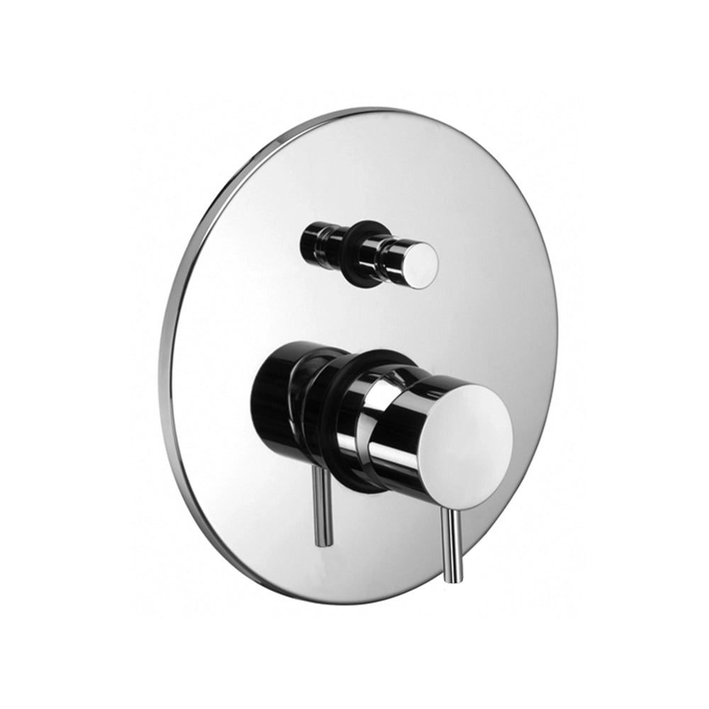 Paffoni miscelatore incasso doccia con deviatore a pulsante cromato mod. Light