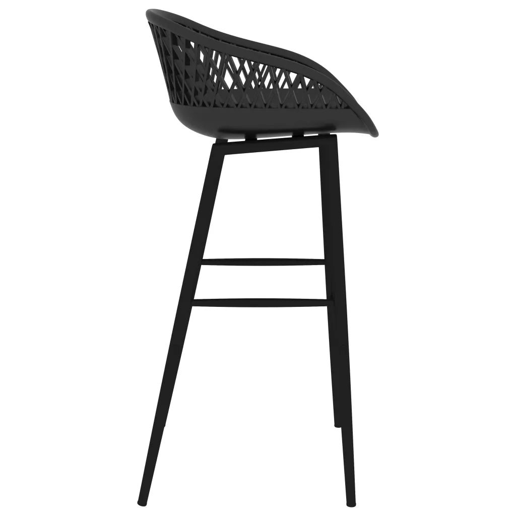 Set da Bar 7 pz Bianco e Nero 3057445