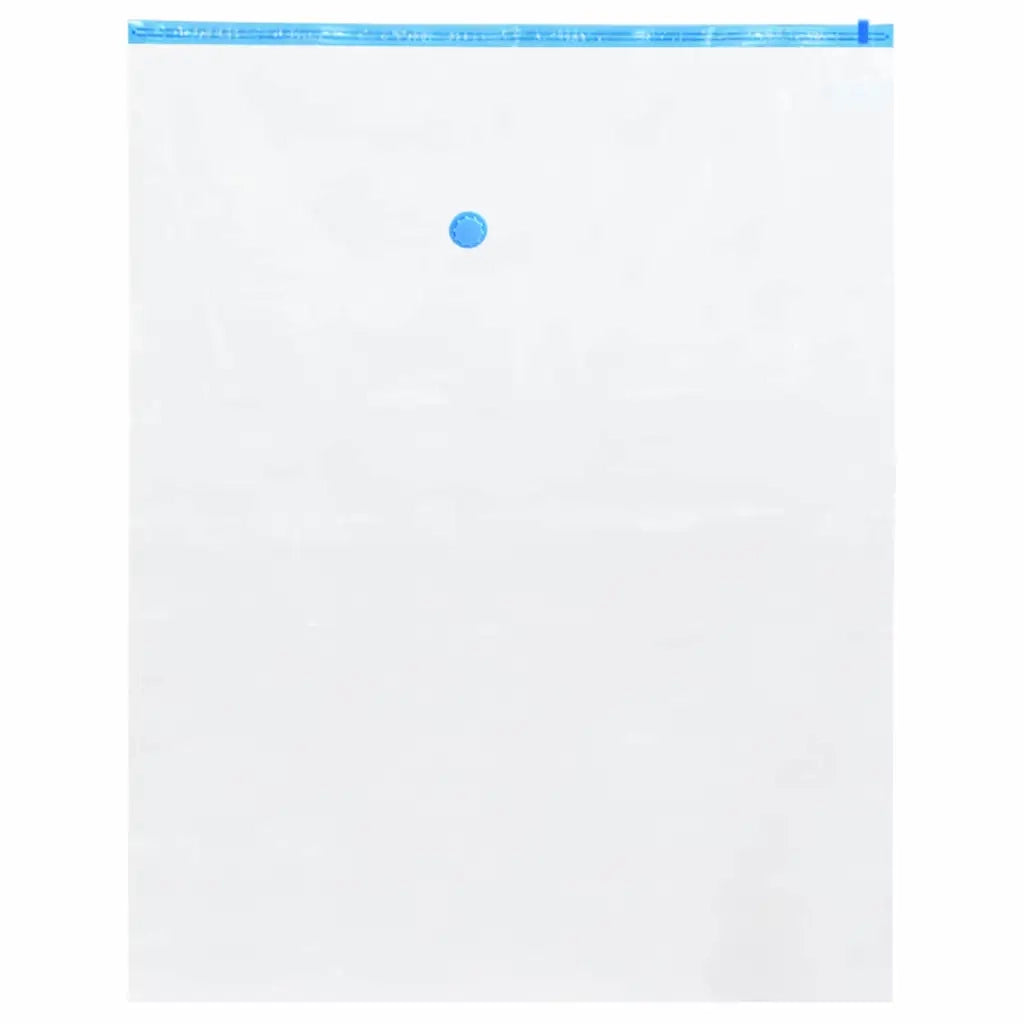 Sacchetti per Stoccaggio 10 pcs Trasparente e Blu 100 x 80 cm 42001445