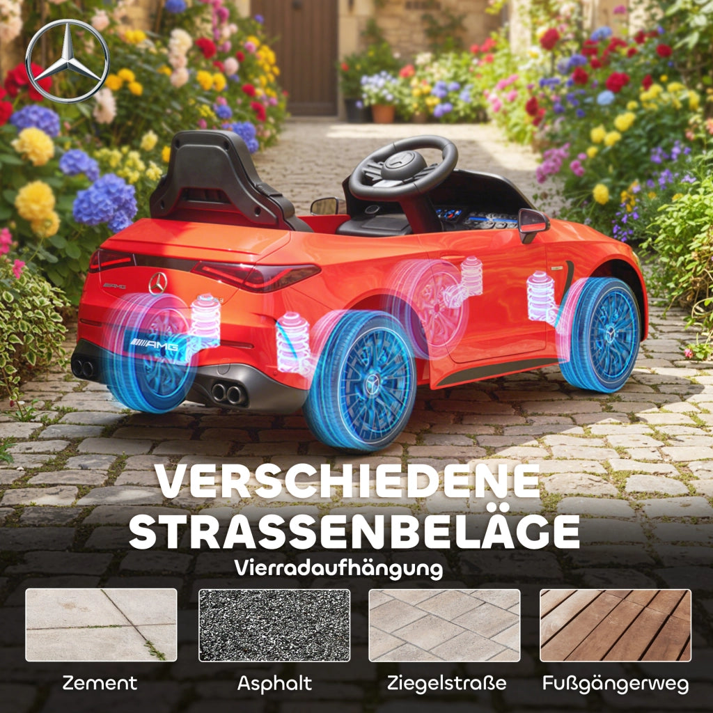 Auto Elettrica Bambini Mercedes ¨C Minimal ¨C Rosso