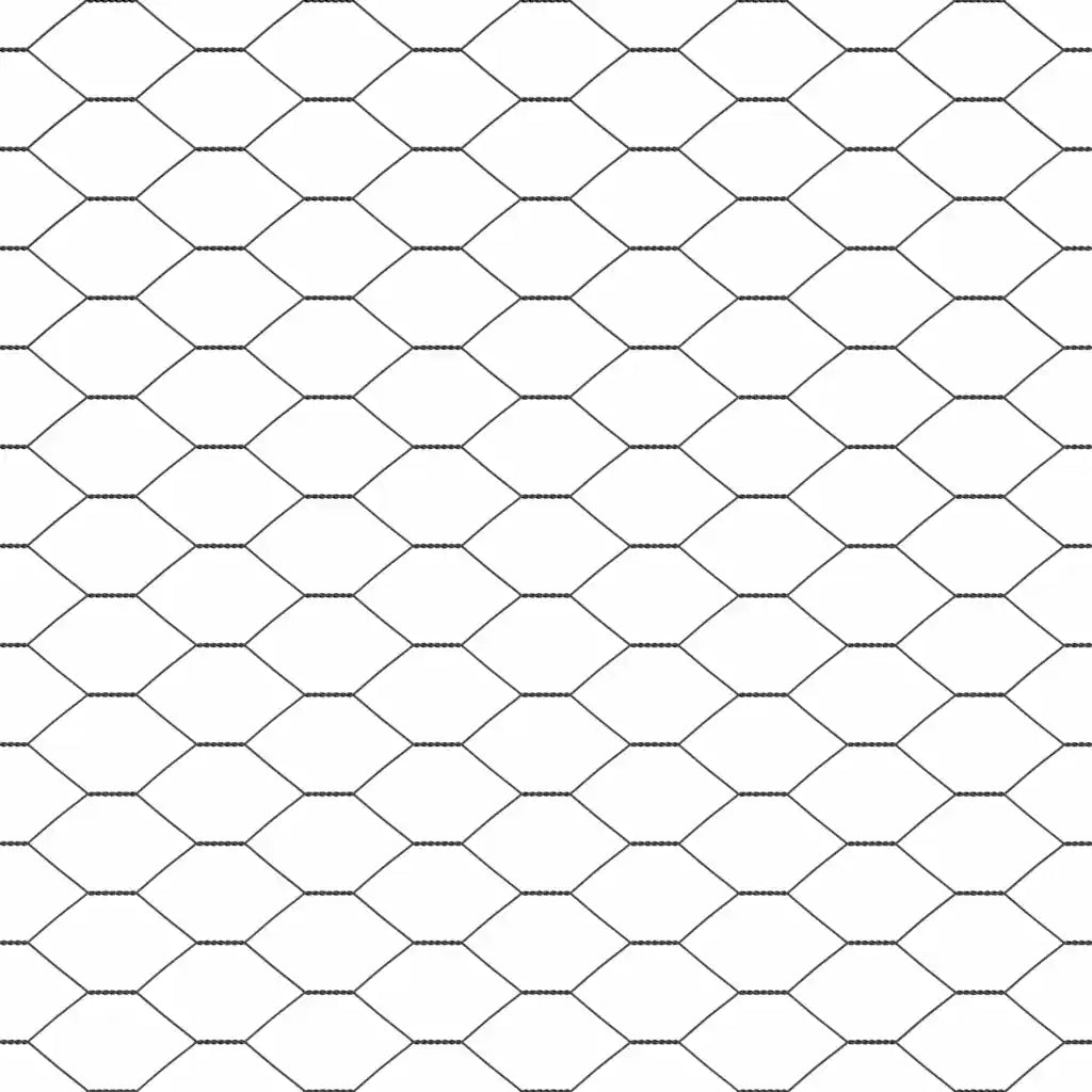 Palo della recinzione Grigio 50 x 1,2 m (25 mm rete)