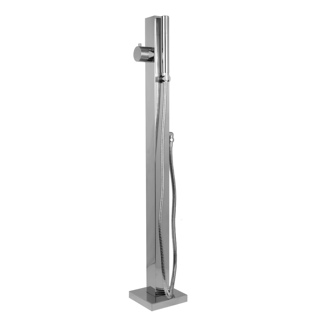 Fontana da giardino a colonna esterno in acciaio inox con cover impermeabile *** modello salice, confezione 1