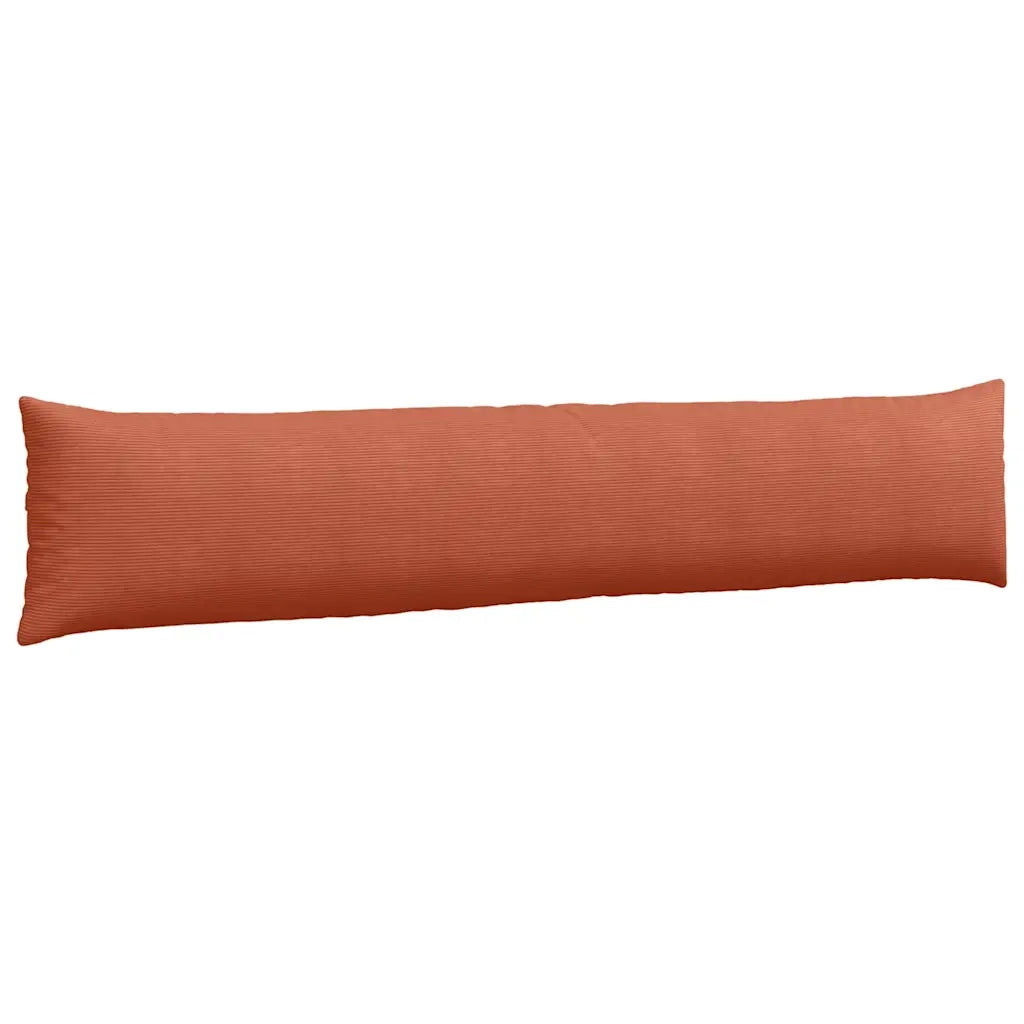 Cuscini da Divano 2 pz-Set di 2 Cuscini per Sofa Rosso Arancio 200 x 40 cm