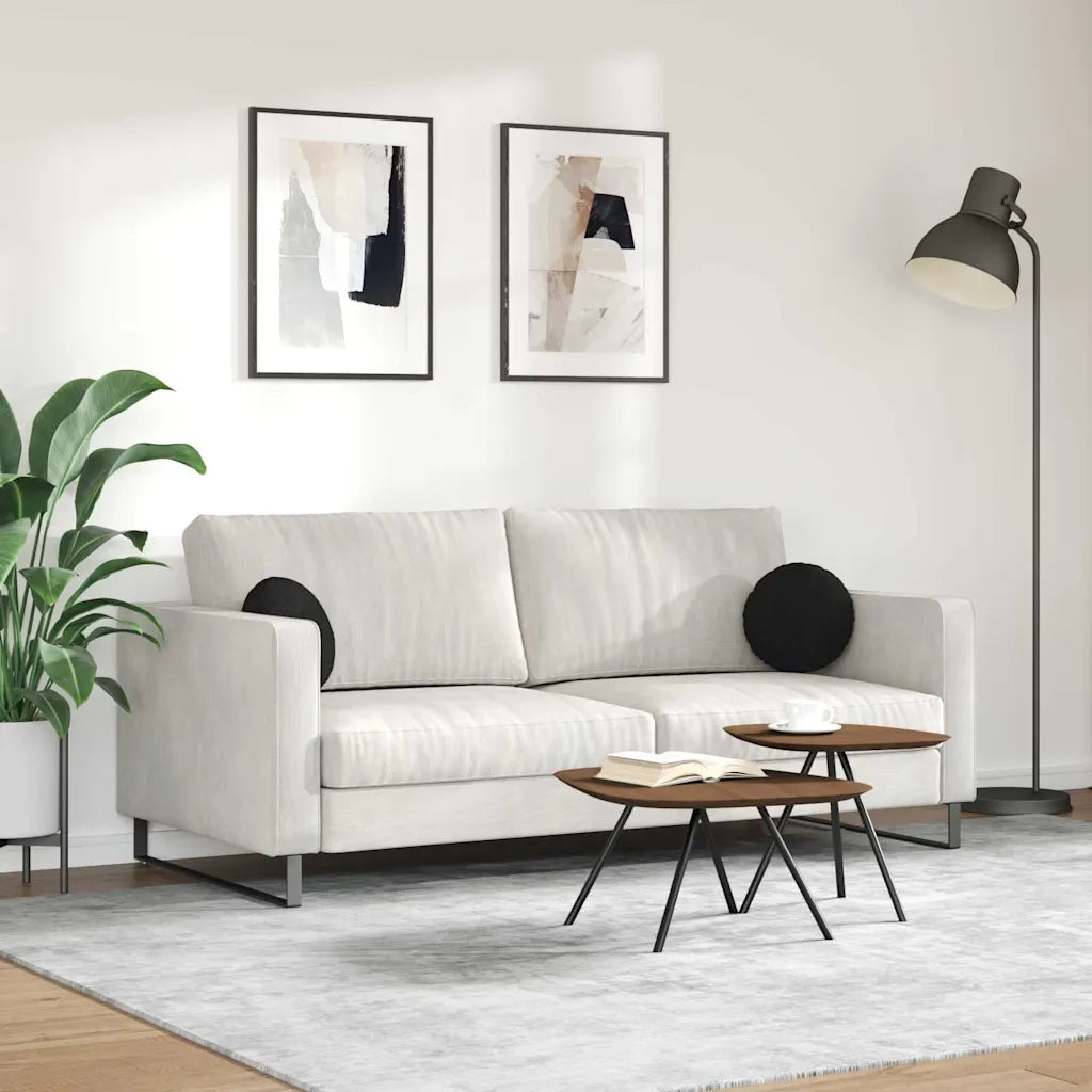 Cuscini per Seduta 2 pz | Cuscini per sedie Nero ?30 x 13 cm Tessuto