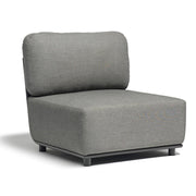 Poltrona centrale in Alluminio Textilene Poliestere cm 86x71x83 - ZED