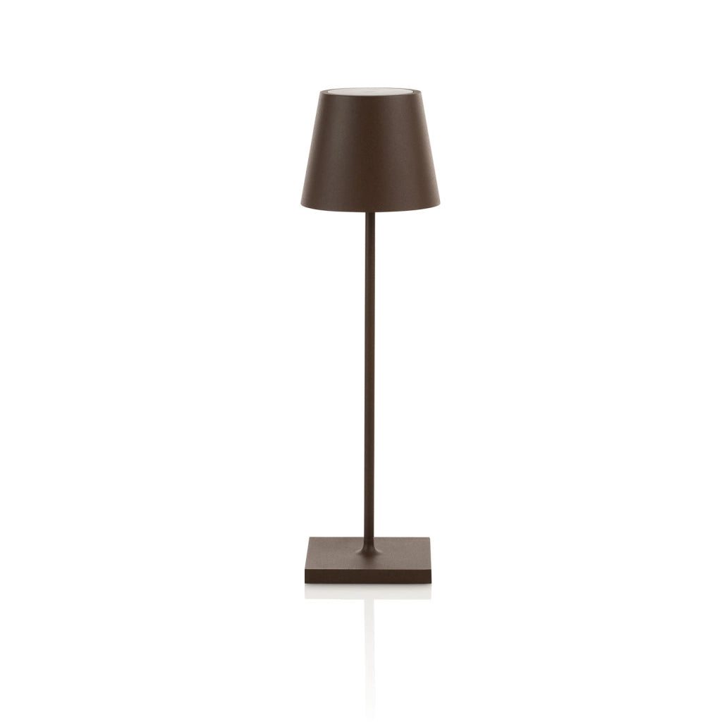 Lampada da tavolo ricaricabile OSCAR corten