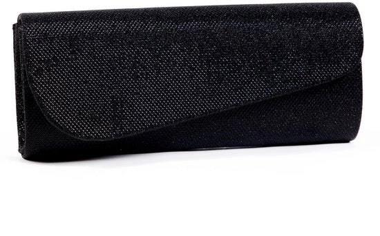Tasca Slanciata con Riflessi Clutch per Donne, Nero