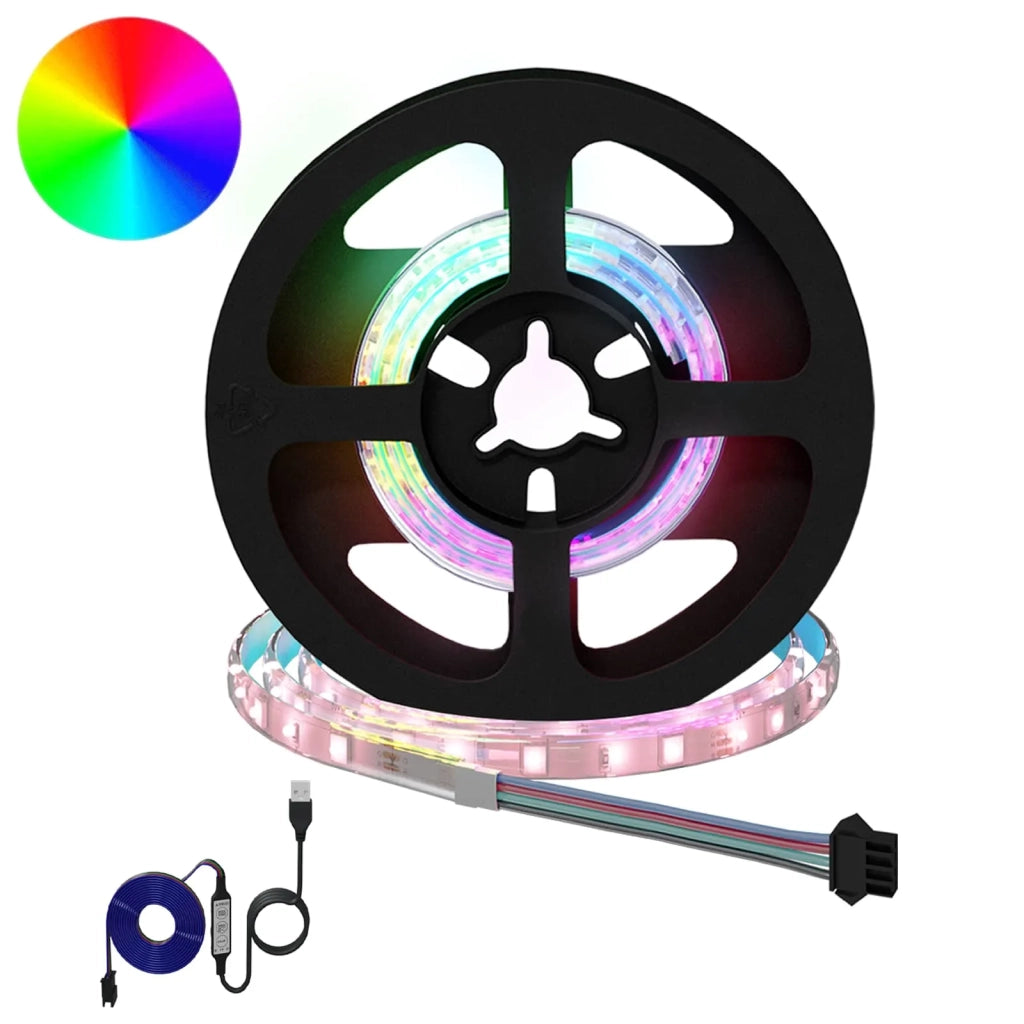 Striscia LED 2 pcs Nero e trasparente 450 mm Rame e plastica 3429096