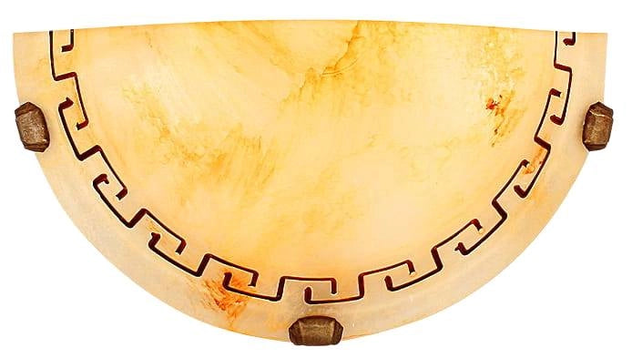 Plafoniera Candellux Grecki ottone/ecru 30 cm E27 IP20