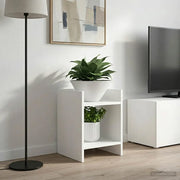 Supporto per piante 2 pz Bianco 30 x 30 x 40 cm 899611