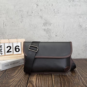 Tas da spalla in pelle per uomini, borsa moda per uso professionale, borsa da tracolla nera per viaggi