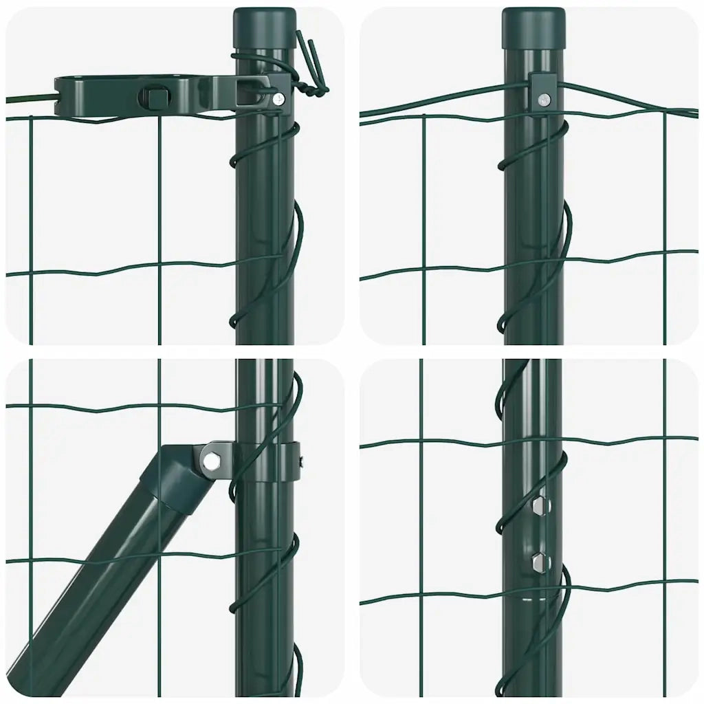 Recinzione con Posto Verde 1,2 x 25 m Acciaio 3350888