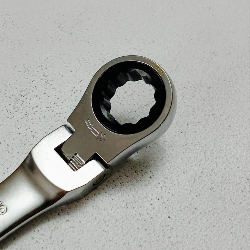 Benman 19mm chiave combinata a cricchetto snodata professionale