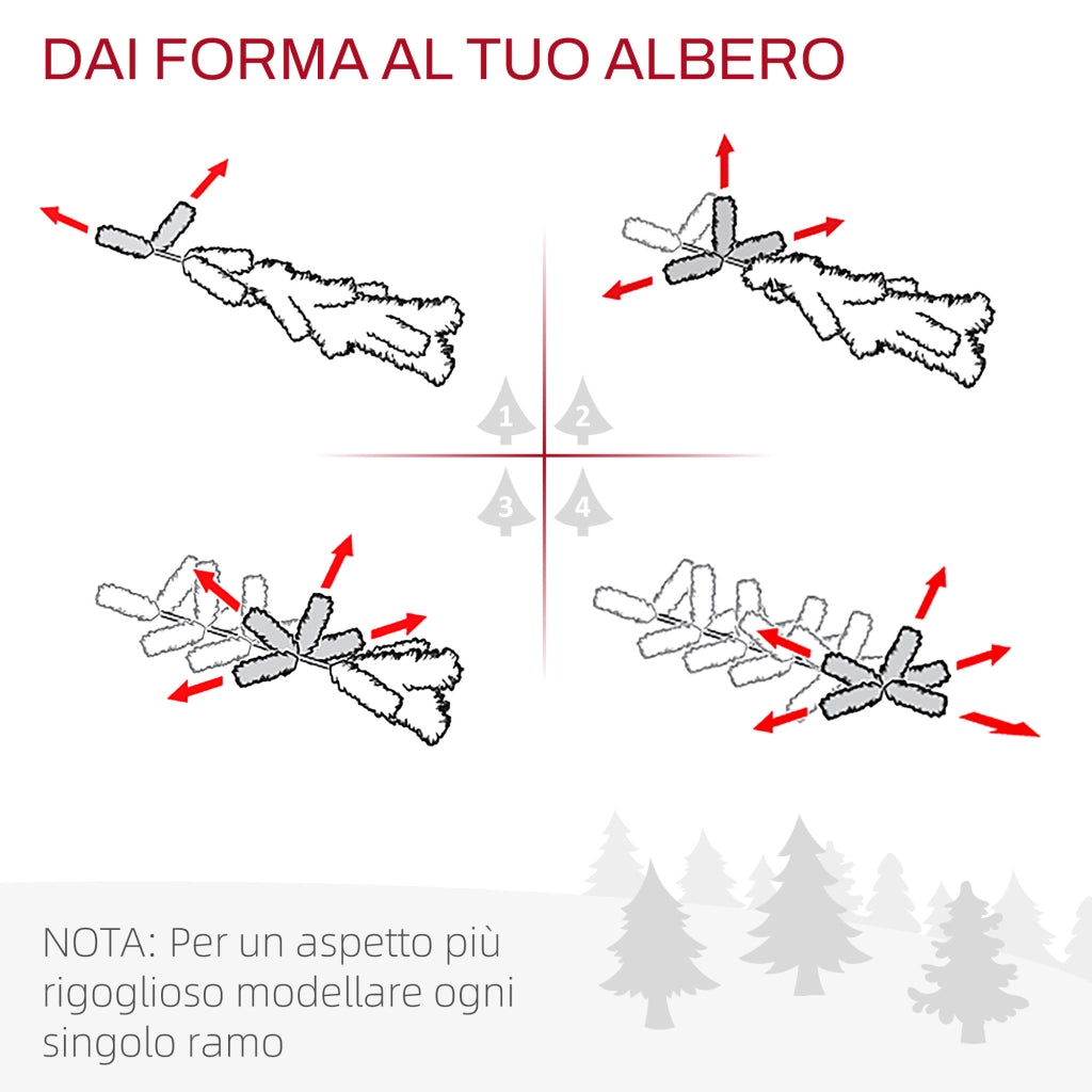Alberello di Natale ¨C Minimal ¨C PVC, 50 rami, 55 cm