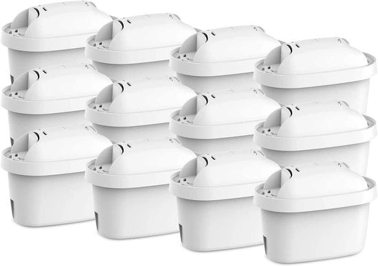 Filtro acqua patroni - Compatibile con Brita - 12 pezzi - Bianco