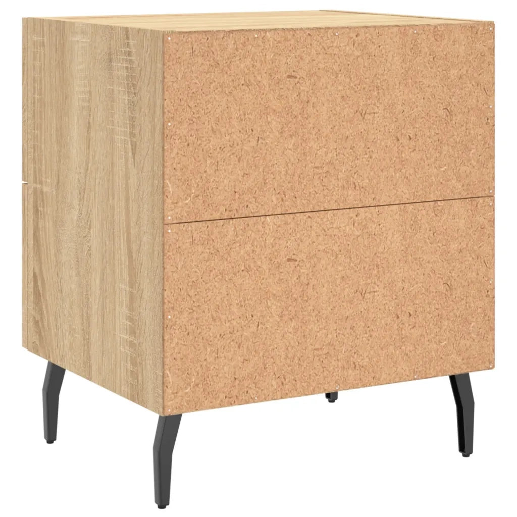 Comodino | Armadio da Notte | Mobiletto da notte Rovere Sonoma 40x35x47,5 cm in Legno Multistrato