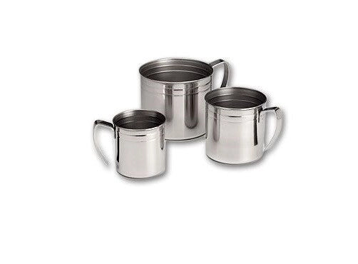 Bicchiere da cucina in metallo con manico 10 cm rivadossi