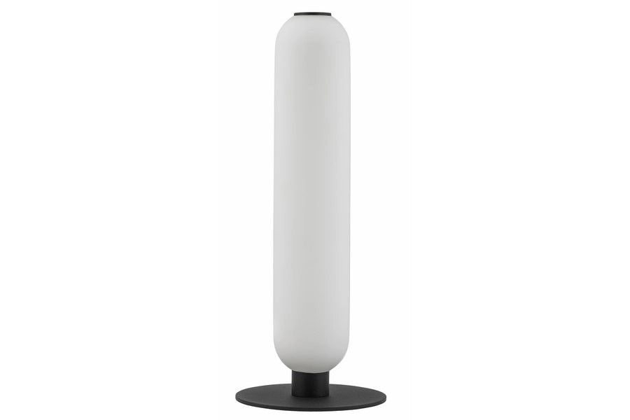Lampada tavolo moderna lunga bianco/nero LED 8W Reality