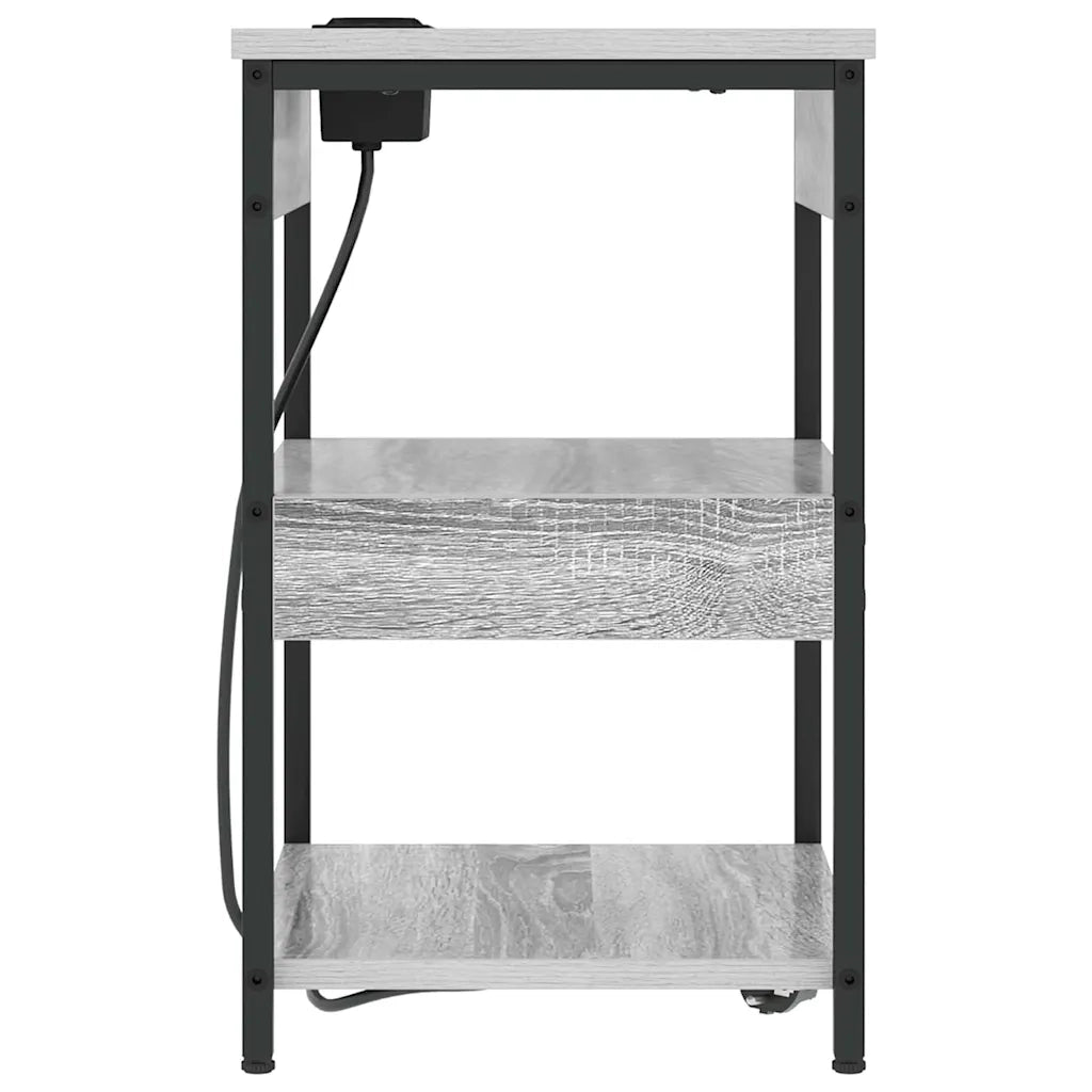 Armadio da Notte 2 pcs Grigio Sonoma 41 x 31 x 51 cm 859542
