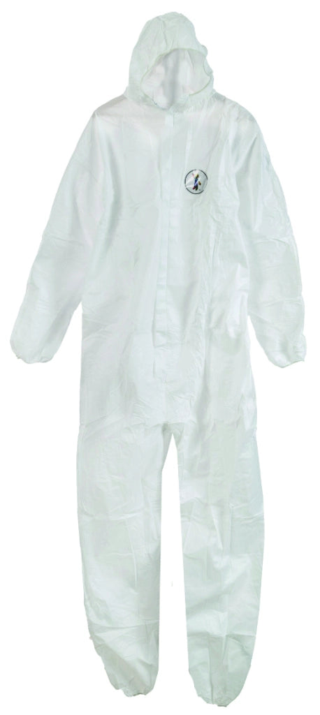 TUTA DI PROTEZIONE IN TESSUTO LAMINATO DPI III TIPO 5/6 CE-0624 Col. Bianco Mis. XL