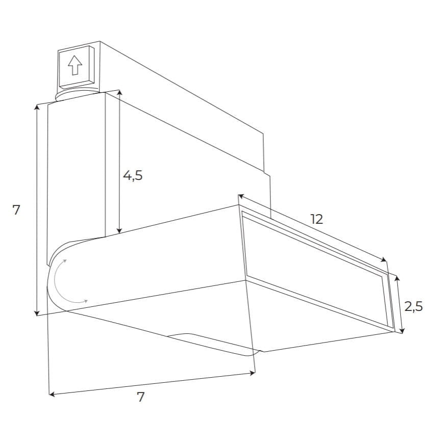 Faretto magnetico snodabile bianco Zigbee LED 2700-5000K Maxlight