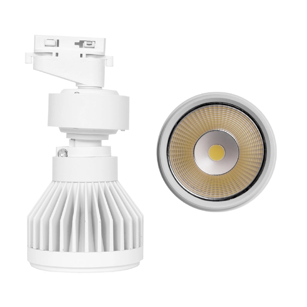 Faretto led binario bianco bifase 35w luce fredda 6000k