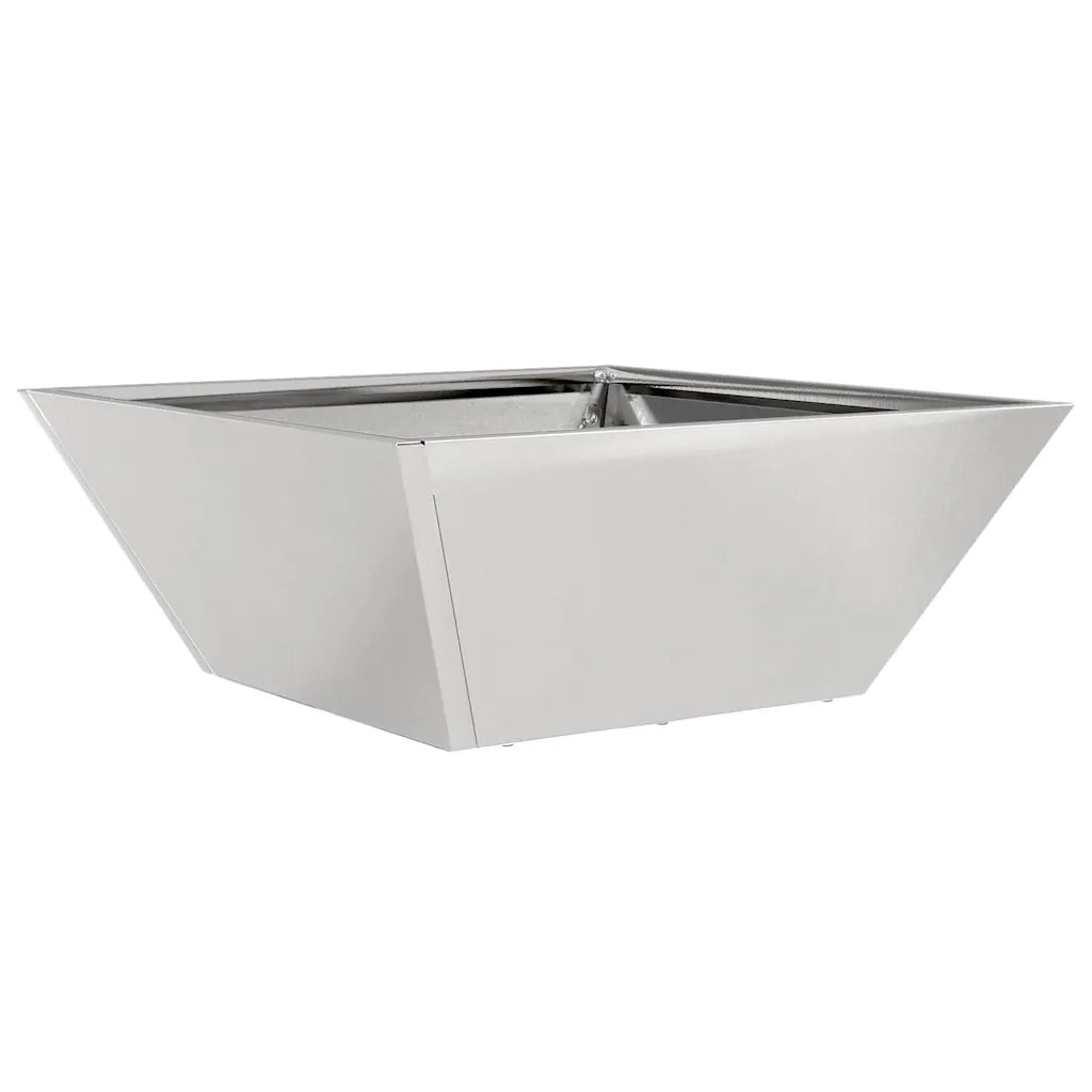Fioriere | Cassetta per fiori | Vaso da giardino 5 pz Argento 40 x 40 x 15 cm
