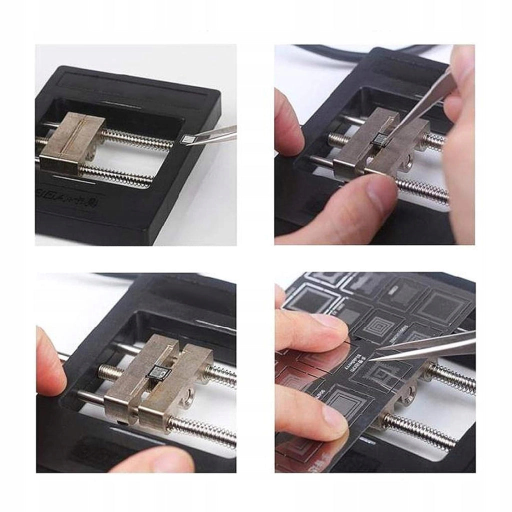 Piattaforma di Montaggio per Hotair e PCB – Supporto per BGA e PCB | Dimensioni 20x25cm, Altezza 24,5cm