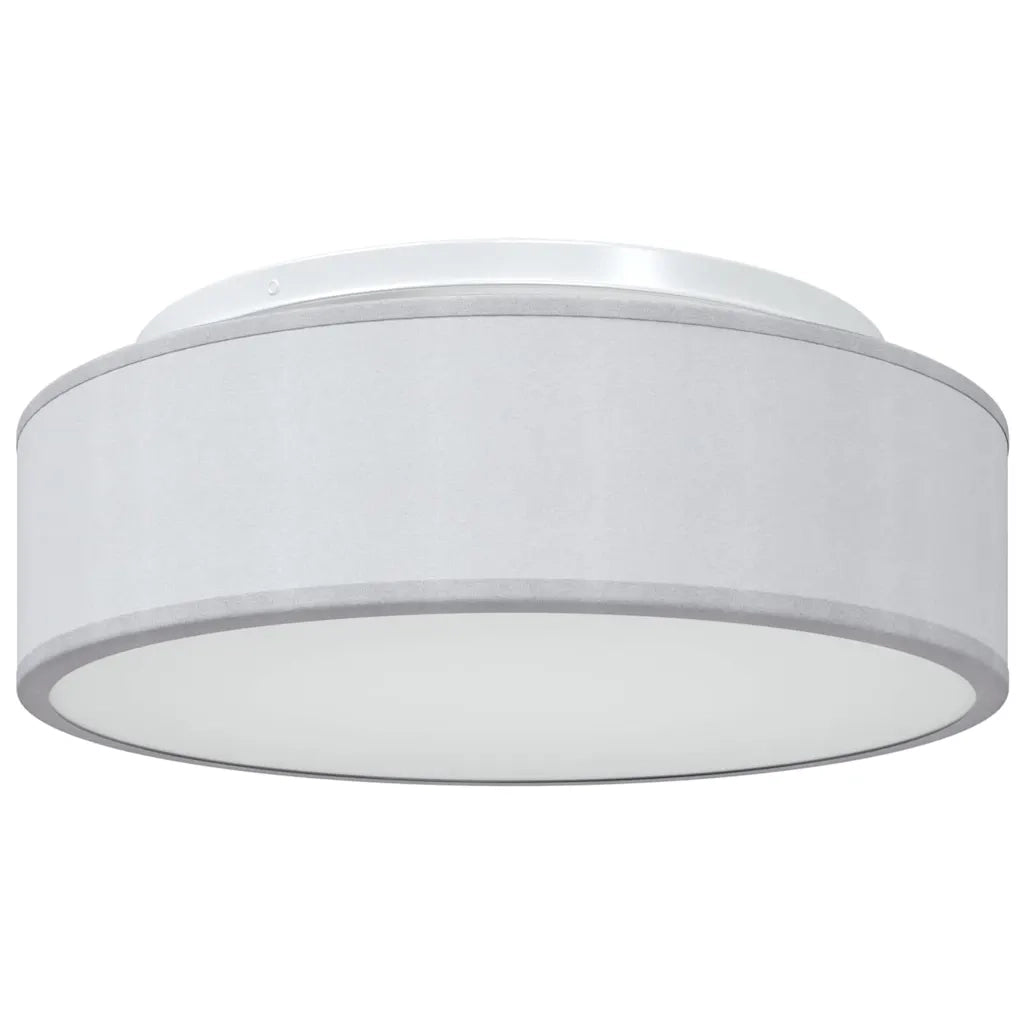 Lampada da soffitto Grigio 38 x 38 x 13,5 cm Tessuto 42001208