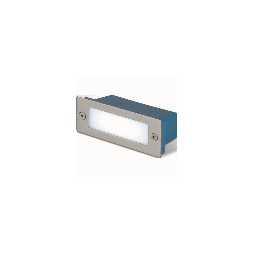 Trade Shop - Segna Passi Segnapasso Calpestabile Ip44 A Led 3w Faretto Faro A Muro Parete - -bianco Caldo      -
