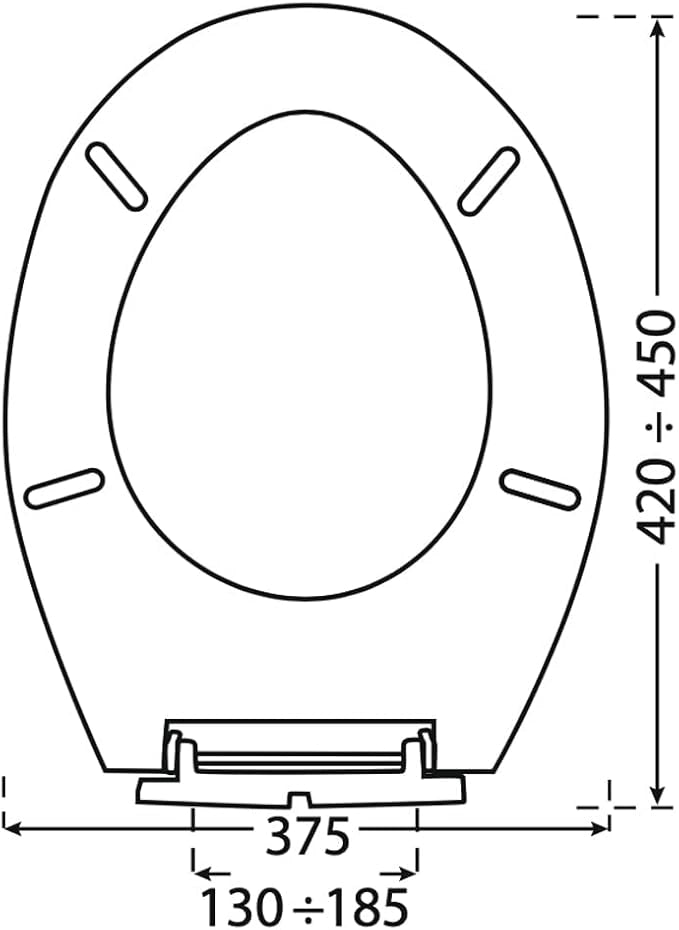 SEDILE UNIVERSALE K2 EVO AVVOLGENTE BIANCO