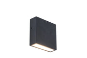 Applique esterna LED GEMINI XF Lutec nera 9,2W 3000K