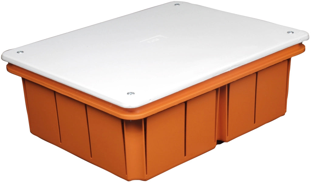 SCATOLA DI DERIVAZIONE DA INCASSO CON COPERCHIO IP40 mm.198x153x70 h