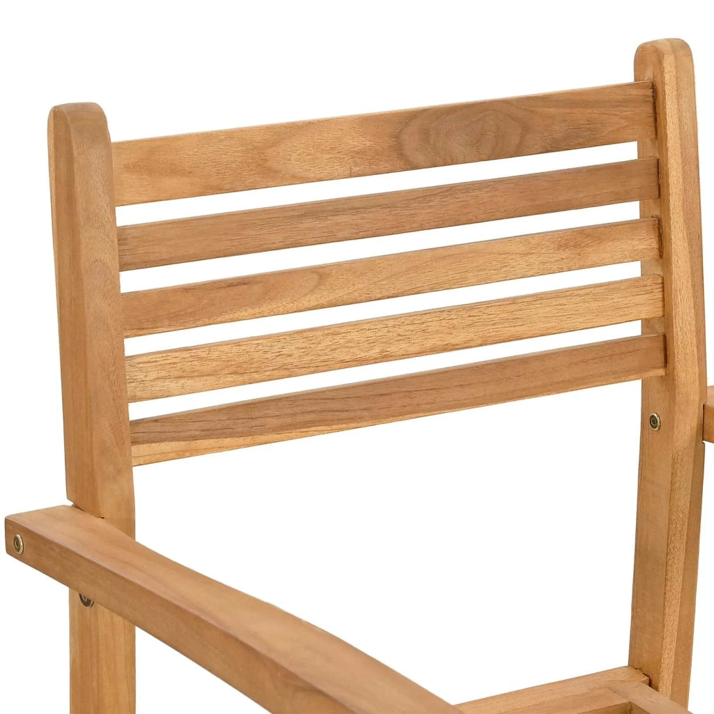 Set da Pranzo per Giardino 9 pcs Marrone Legno di teak solido 3375779