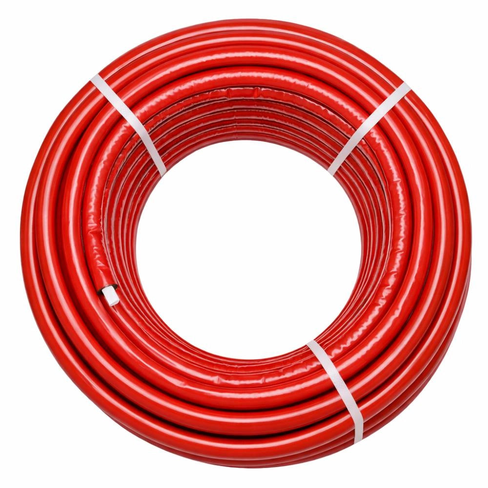 Tubo multistrato rivestito rosso per impianti idrosanitari e riscaldamento *** diametro 26 millimetri , lunghezza met...
