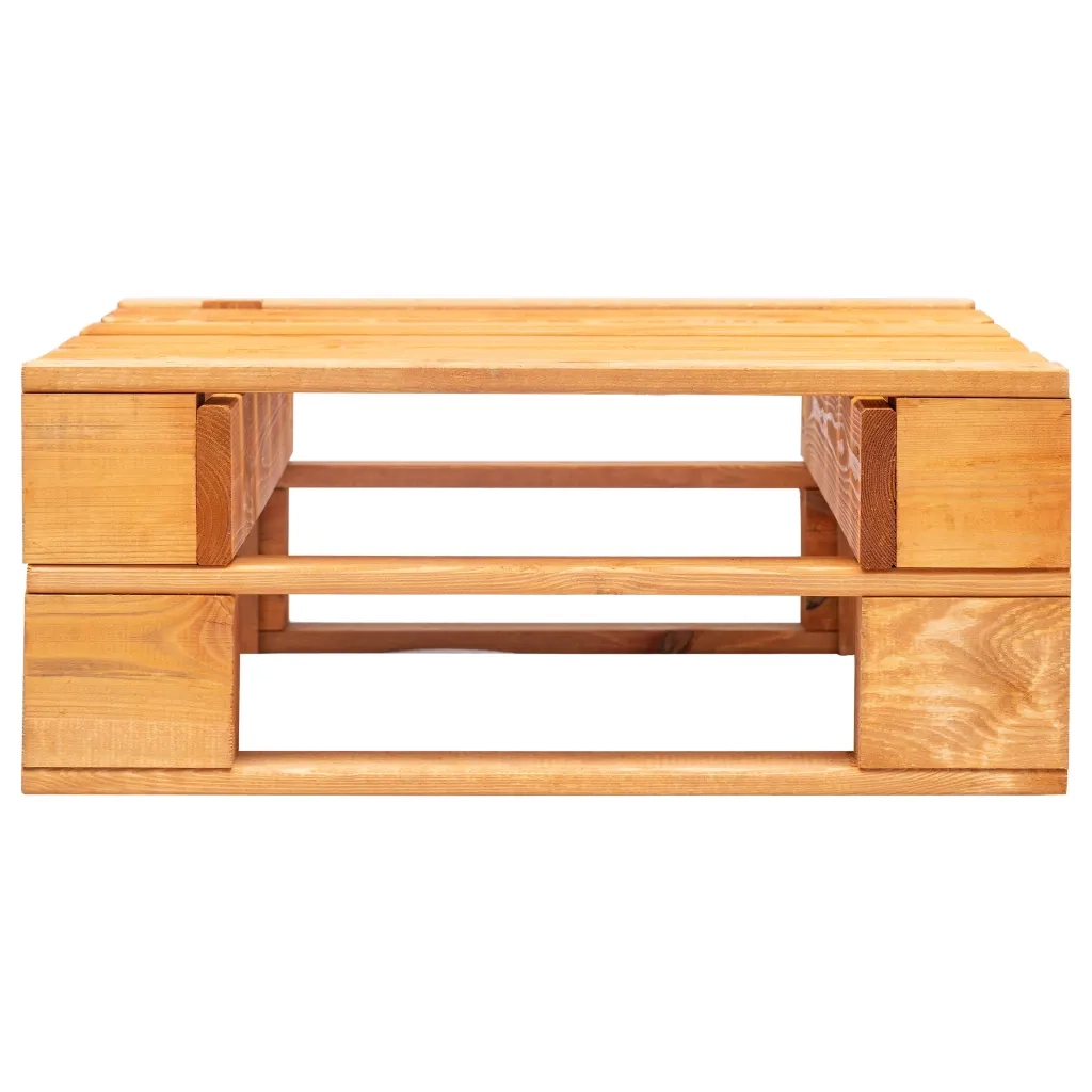 Ottomana da Giardino Pallet in Legno ambra 45764