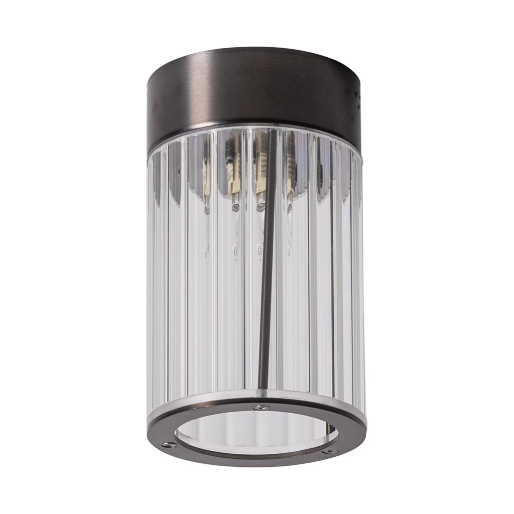 Spot soffitto ARIA Zuma Line titanio spazzolato Ø8cm G9