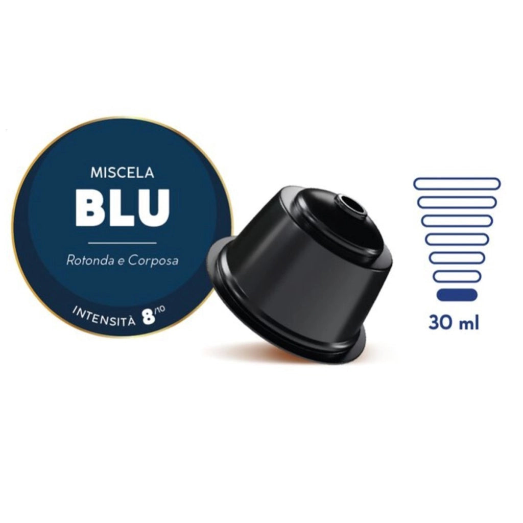 CAFFE BORBONE COMPATIBILI NESCAFÈ DOLCE GUSTO 50 CAPSULE CIALDE MISCELA BLU