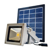 Trade Shop - Faro Led Con Pannello Solare Per Illuminazione Esterna Con Batteria Integrata 2w -