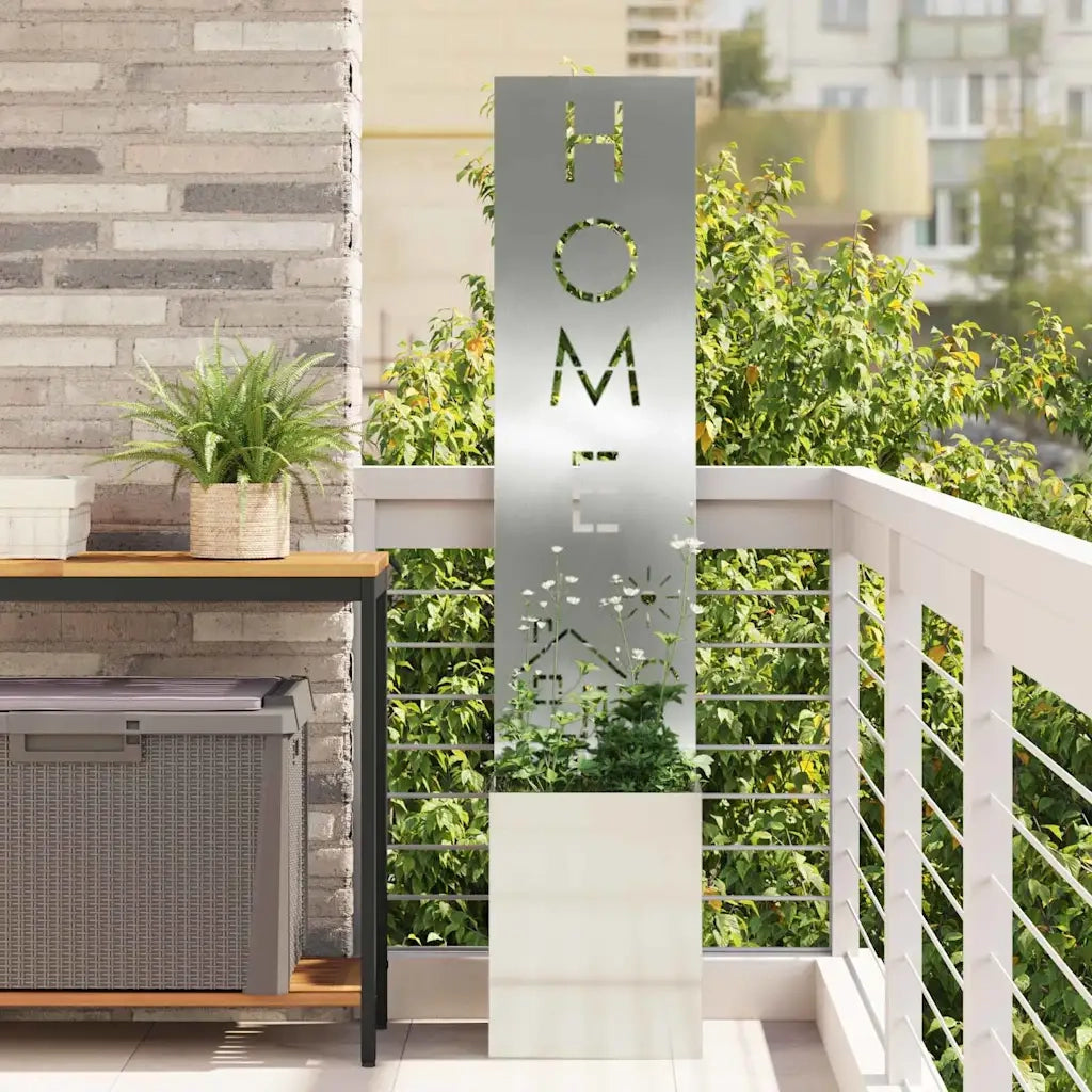 Schermo per privacy in giardino Argento 32 x 32 x 150 cm CFW6748040