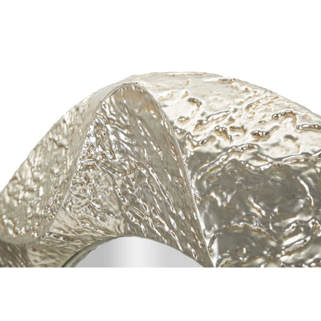 Specchio con Cornice VKH779, Argento, Metallo, 104x7x104 cm