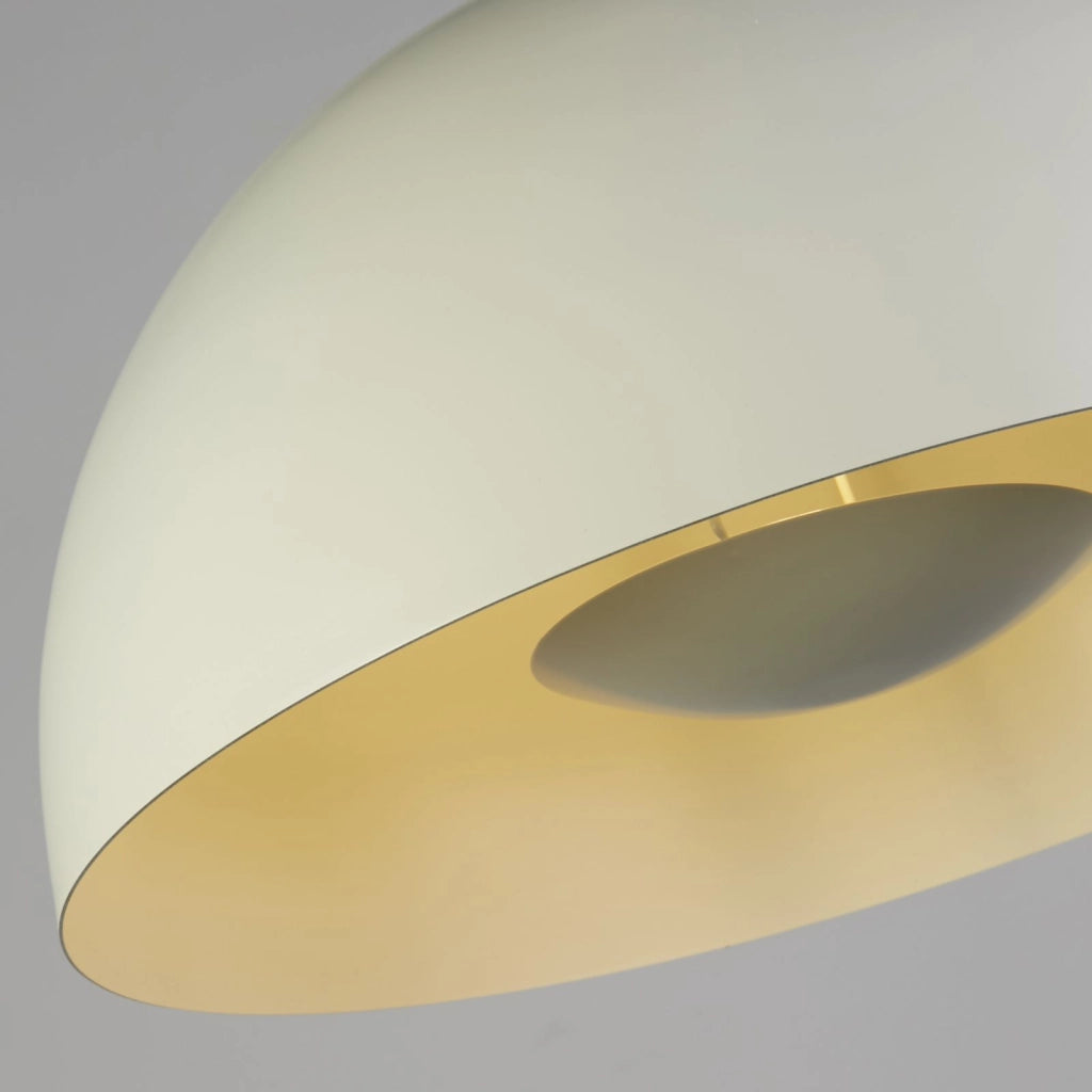 Ciondolo Mars 1LT, metallo crema opaco e interno crema