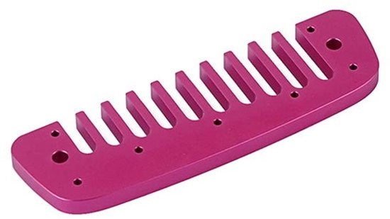Armonica a 10 fori in lega di alluminio - Crossover/Deluxe - Resistente allo scorrimento - Non si deforma - Armonica da camoscio