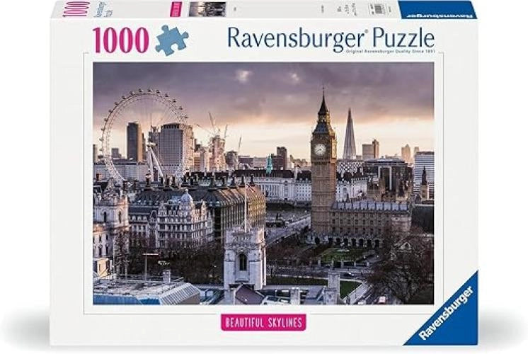Puzzle 1000 Pezzi London | Puzzle 1000 Pezzi Paesaggi Con Una Misura Di 70x50 Cm,Ravensburger,Età 14+