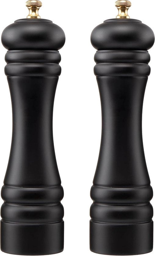 Pepermolente in acciaio inox regolabile nero