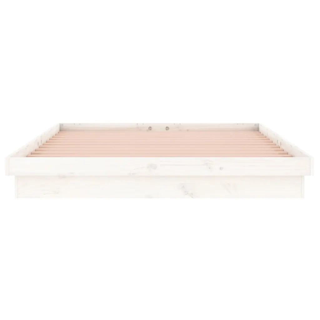 Giroletto LED Bianco 120x190 cm Small Double Legno Massello