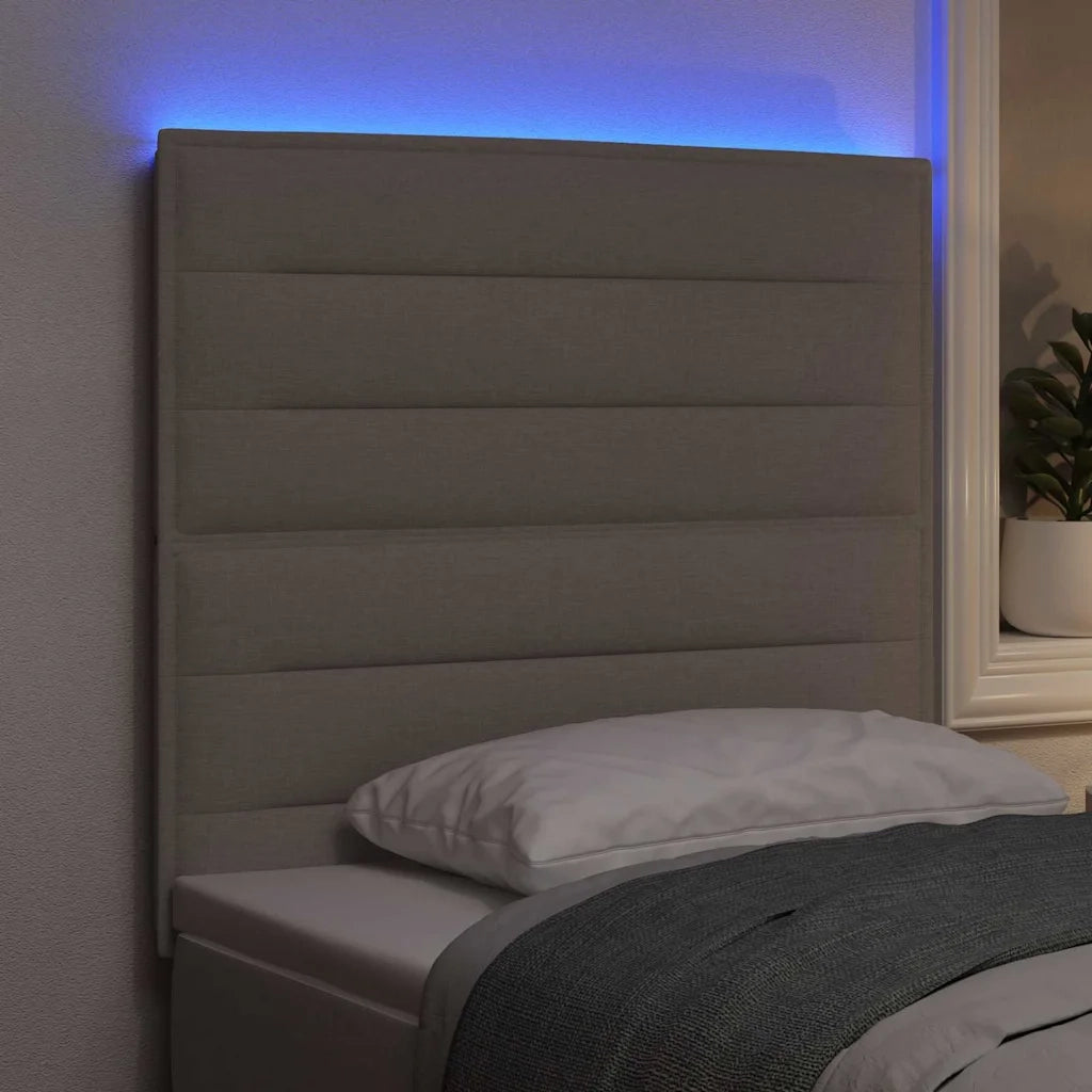 Testiera LED con strisce LED con testiera Talpa 90 cm Tessuto 3338276