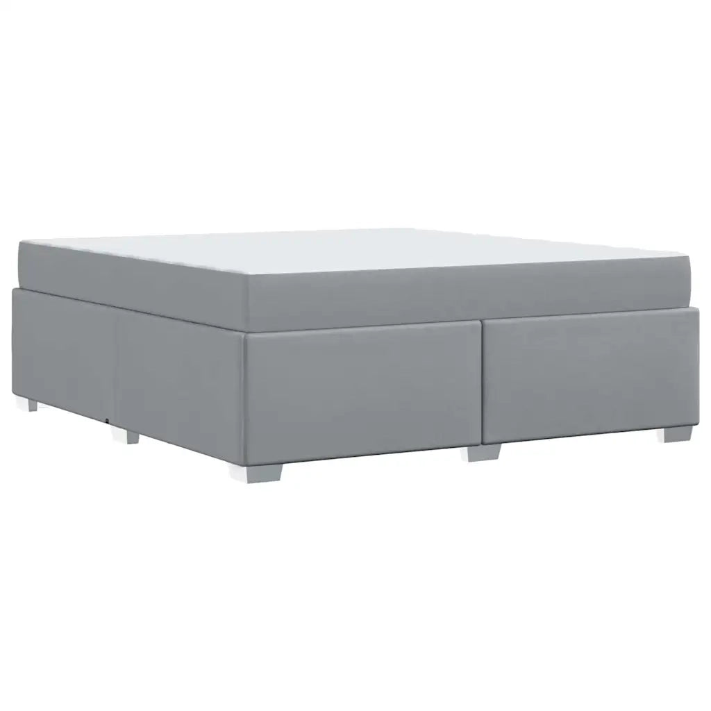 Struttura del letto Grigio chiaro 180 x 200 cm Tessuto