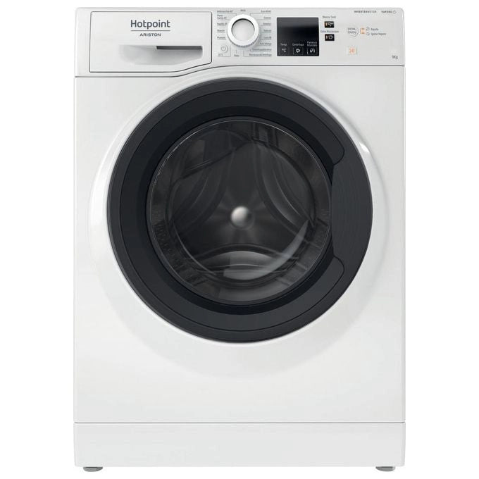 Hotpoint NF97WK IT Lavatrice Carica Frontale 9 Kg 1400 rpm Classe A Vapore Motore Inverter (85x59,5x60,5 cm) colore Bianco