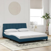 Giroletto senza Materasso Hanko Blu 160x200 cm in Velluto